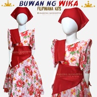 Filipiniana MC BALINTAWAK FLORAL - Buwan ng Wika Costume