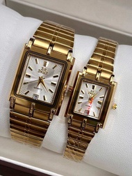 NEW JAM TANGAN SR SWISIR WATERPROOF COUPLE SET BATTERY MOVEMENT