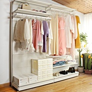 Trending Girl Open Hardware Wire-Wrap Board Transformation Cloakroom Rental House Simple Xiaohongshu Wardrobe