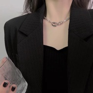 long necklace necklace for women necklace for men New Style Titanium Steel Light Luxury Simple Love 