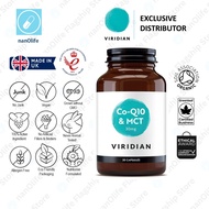 Viridian Co-Q10 & MCT 30mg, 30 vege caps, EXP: 03/27, 100% VEGAN, ORGANIC & PURE (JUNK-Free) Q10, Co