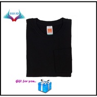 Baju Cotton Lengan Panjang ~ OREN SPORT ~ CT54 Black / Hitam