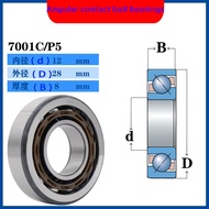 1PCS 7001C AC WZZG ACM B BW BM 7001-2RS 12X28X8 Precision Angular Contact Bearing CNC Machine Tool p