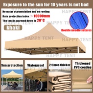 【Extra thick】6x6 8x8 10x10 10x15 10x20 Canvas only market canopy / kanvas kanopi / kain kanopi khema