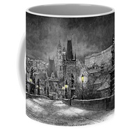 BW Prague Charles Bridge 06 Coffee Mug BW Prague Charles Bridge 06 Coffee Mug