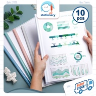 Ready Stock Slide Binder File A4 PVC Slide Binding Report Cover File Folder Document File Slot File 