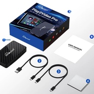 OTTOCAST Play2 Video Pro Android Ai Box Pro ในตัว YouTube Netflix Tiktok IPTV แบบมีสายไร้สาย CarPlay