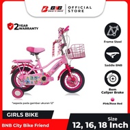 READY Sepeda Anak Perempuan Best Seller BNB Friends "ukuran 12, 16,