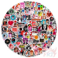 100Pcs/Set ❤ David Bowie Mini Diary Manual Stickers （Size：2~3cm）❤ DIY Fashion Scrapbooks Album Decor