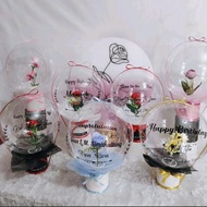 Mini Buket Balon Bunga / Bloom Ballon Flower Bouquet / Hot Air Ballon