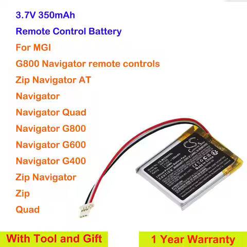 Cameron Sino 3.7V 350mAh Remote Control Battery NA7105 for MGI Zip, Quad, Navigator G800, G600, G400