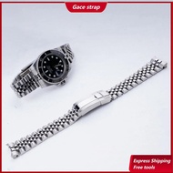 For Rolex SUB GMT Solid daytona WatchBand 20mm Strap Stainless Steel Jubilee Bracelet Oyster Deploya
