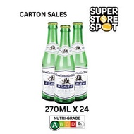 Glass Bottle Oldenlandia Water 270ml Bottle Drinks Carton Sales (24 bottles per carton)