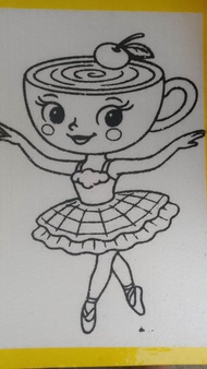 MURAH Sterofoam lukis ukuran 33*50*1cm/Mewarnai sterofoam lukis/Lukisan Sterofoam anak/ Mewarnai ste