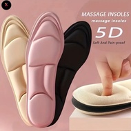 XS 5D Massage Memory Foam Insoles Cushion Pads Memory Sponge Foam Pain Relief Sponge Cushion Pads 5D