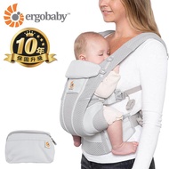 【ergobaby】OMNI breeze 全階段型四式透氣嬰兒揹巾－灰色_廠商直送