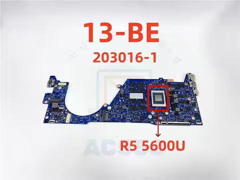 Laptop Motherboard 203016-1 FOR HP 13-BE WITH 100-000000287 Ryzen 5 5600U 16GB RAM Fully Tested and 
