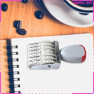 [HomylMY] Rubber 6 digits Roller Stamp Number Seal Digit Stamp Digital Rolling Stamp 5mm