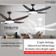 Fanco TRIBUTO 46inch 56inch Ceiling Fan with 36W Extra Bright Light TML