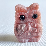 粉紅澳寶石 / 粉紅蛋白石 貓頭鷹