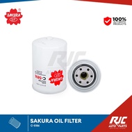SAKURA OIL FILTER SPIN ON VIC C-313 MITSUBISHI PAJERO 4M40/4D33/4D35 W/ DRAIN NUT / 4D36 C5816 1pc