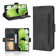 Multi-Card Slots Casing Realme GT Neo3T Neo 3T Wallet Case Realme GT Neo2 Neo 2 GT2 PU Leather Magnetic Buckle Flip Cover