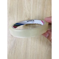 ￼Louis Tape 1/2” 3/4” แกน 3” ยาว 45 หลาเทปใสโอพีพี หลุยส์เทป สก็อตเทปใส