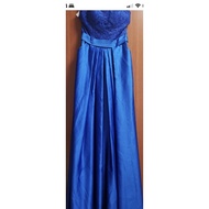 Elegant blue wedding / evening gown