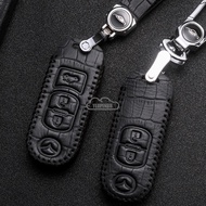 Mazda leather car smart remote key cover fob case keychain holder pouch 2/3 key Mazda3 Flair Axela A