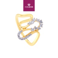 HABIB CHIC | Round Diamond Ring in 375/9K Yellow Gold 267601223(YG)