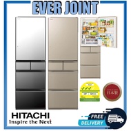 [Free Gift] Hitachi R-HWS480KS [500L] Made in Japan Fridge