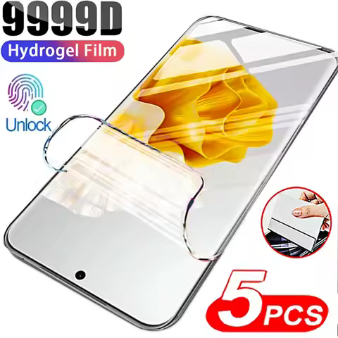 5PCS Hydrogel Film For Huawei P60 P40 P50 P20 Pro P30 Lite Pura 70 Screen Protector For Huawei Mate 