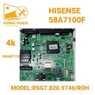 HISENSE TV ALL IN ONE BOARD 4K SMART TV 58A7100F