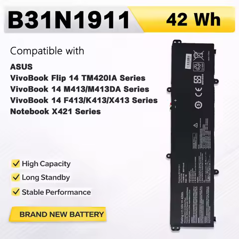 PowerHub B31N1911 11.55V 42Wh Laptop Battery For ASUS VivoBook Flip 14 TM420IA M413 F413 K413 X413 R