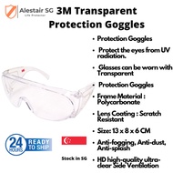 3M 1611 Transparent Protection Safety Goggles