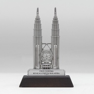 KL Pewter [400] Twin Towers (Wood) | Twin Towers Figurine