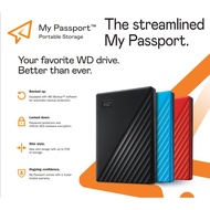 Western Digital  My Passport Portable External Hard 1TB 2TB 4TB 5TB