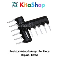 Resistor Network Array (6 pins, 1/8W)