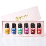 Essential Oil Gift Set - Top 6 Synergy Blends - 100% Pure Therapeutic Grade Essential Oils