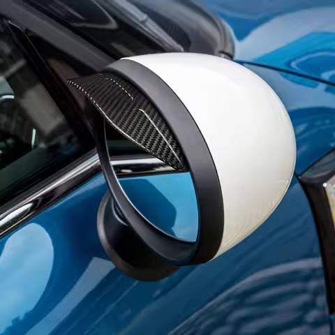 Car Rearview Mirror Rain Eyebrow Cover Sticker For MINI COOPER F56 R56 F55 5 DOOR CABRIO F60 R60 COU