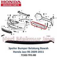 Rear Bumper Spoiler Honda Jazz GE8 RS 2009 2010 2011 molding Cover Bumper Bottom diffuser diffuser original New Genuine Part 71502tf0j0 molding garnis