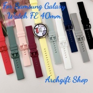 Smooth 20mm silicone strap for Samsung Galaxy Watch FE 40mm