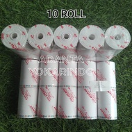 10ROLL KERTAS THERMAL STRUK LOGO BNI PAPER ROLL  PRINTER 58MM