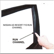 NISSAN AD RESORT Y10 FRONT GLASS RUN CHANNEL© (PINTU CERMIN  GETAH) /DOOR RUBBER (GETAH PINTU)