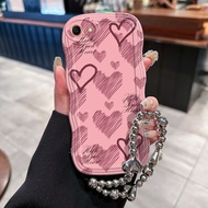 Casing Hp Untuk OPPO A83 A1 2018 Case HP Cinta Rantai Casing Kesing Silikon Kasing Gelombang Cesing
