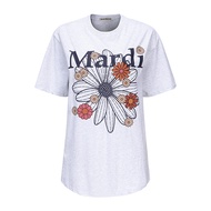 เสื้อยืด MARDI MERCREDI ลายดอกไม้บาน