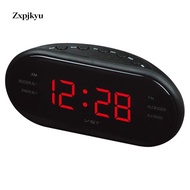 [Zxpjkyu] SiaBiced Digital LED Display Clock AM FM Radio Alarm Clock With Dual Alarm EU