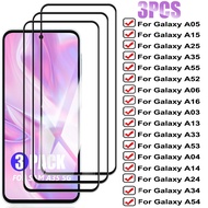 3PCS Tempered Glass for Samsung Galaxy A35 A55 A34 A54 A14 A15 A24 A04S A05S A16 A06 A13 A33 A03S A5