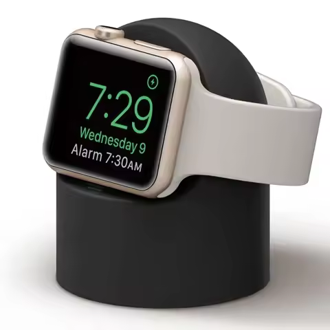 Charger Stand For Apple Watch Series 11 10 9 8 7 6 SE 5 3Ultra Charger Dock Station Silicone Bracket