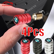 4Pcs/Set BMW logo Aluminum Alloy Car Tyre Air Valve Cap Wheel Rim Tire Stem Cover Dust Caps for BMW 